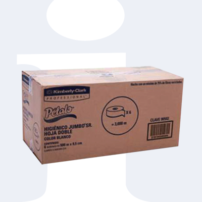 HIGIENICO JUMBO PETALO 500 MTS (CONV)
