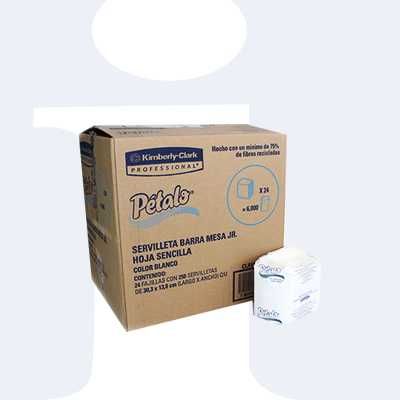 SERVILLETA BARRA MESA PETALO  250 HJS JR