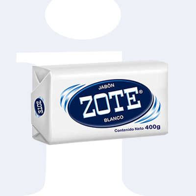 JABON ZOTE BLANCO 400 GRS
