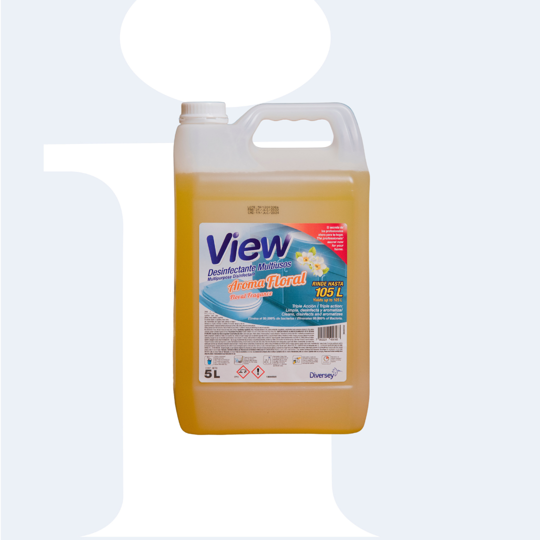 VIEW DESINFECTANTE  FLORAL  5 LT