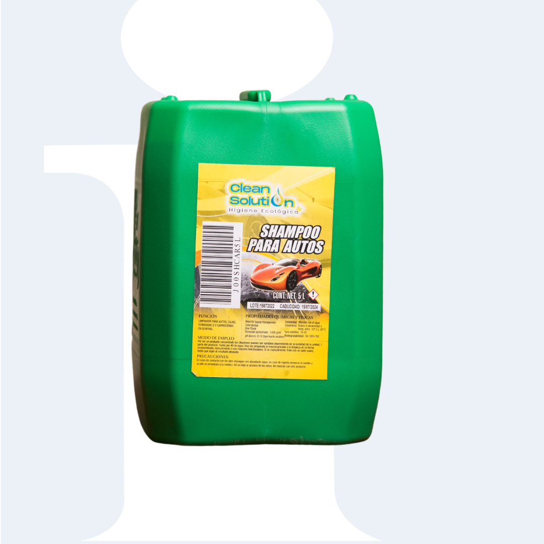 SHAMPOO P/CARROCERIA CLEAN SOLUTION 5 L