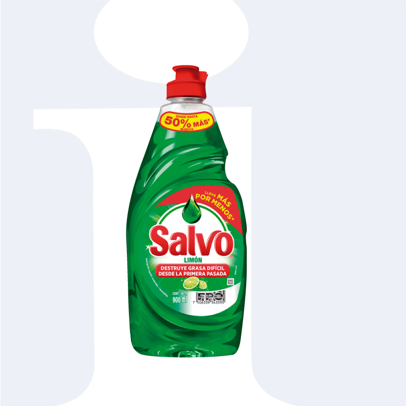 DETERGENTE LIQUIDO SALVO LIM?N 500 ML