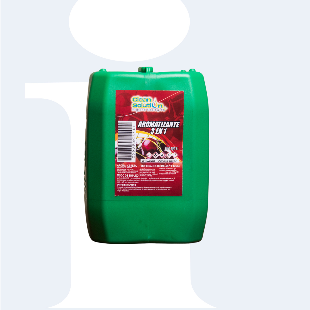 AROMT. 3 EN 1 CEREZA CLEAN SOLUTION 5 L